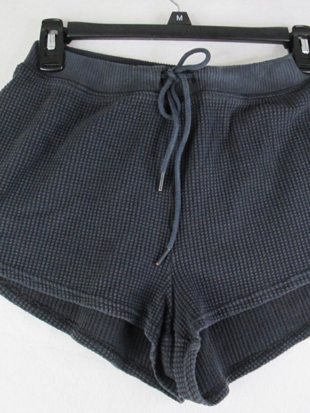 Offline by Aerie Navy Blue Waffle Knit Shorts Women's Small Drawstring PJ's